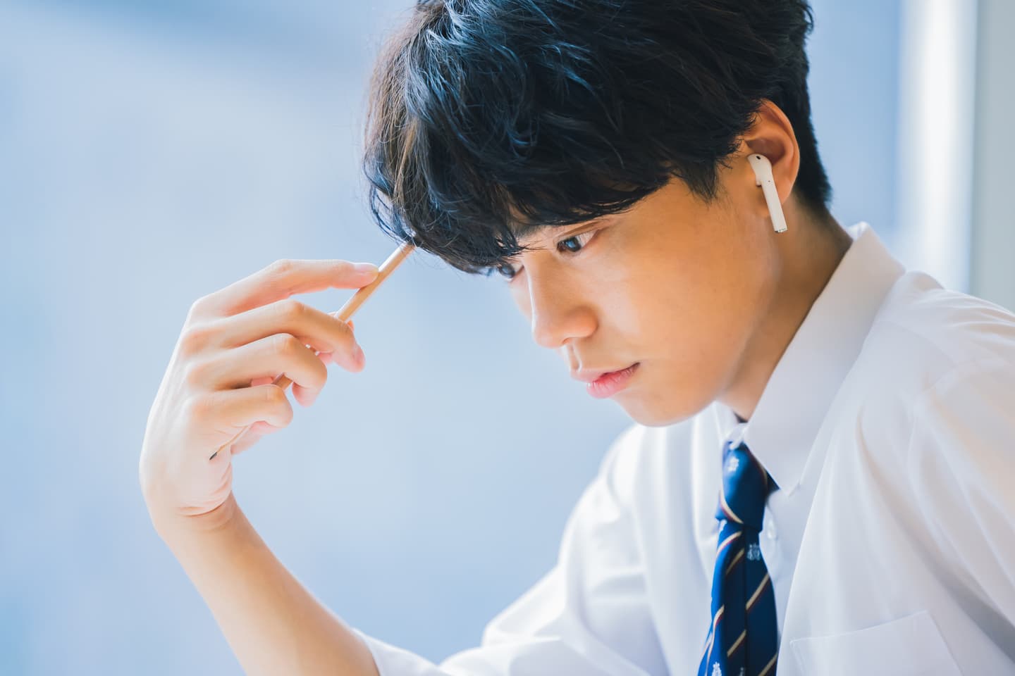 一点をみる生徒